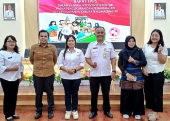 Pasca Intervensi Serentak Pencegahan Stunting, TPPS Kabupaten Simalungun Gelar Rakor