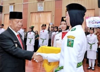 Bupati Simalungun Kukuhkan Paskibraka Tahun 2024