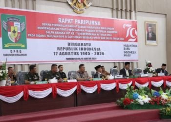 Kapolres Bersama Forkopimda Simalungun Antusias Ikuti Pidato Kenegaraan Presiden Jokowi dalam Peringatan HUT ke-79 Kemerdekaan RI