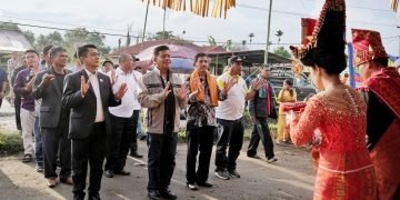 Bupati Simalungun Hadiri Pesta Budaya Kerja Tahunan di Kecamatan Dolok Silou