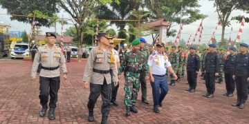 Apel Pasukan Ops Mantap Praja Toba 2024, 450 Personil Polres Simalungun Disiapkan Pengamanan Pilkada