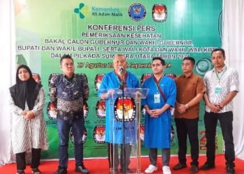 KPU Langkat, Lakukan Pemeriksaan Kesehatan Dua Balon Bupati Langkat