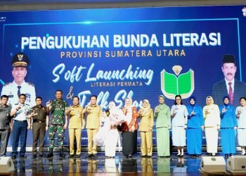 Pj. Ketua TP PKK Langkat Ny. Uke Retno Faisal Hasrimy Siap Tingkatkan Literasi Anak di Kabupaten Langkat