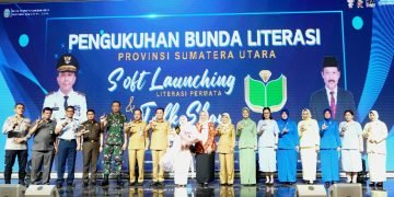 Pj. Ketua TP PKK Langkat Ny. Uke Retno Faisal Hasrimy Siap Tingkatkan Literasi Anak di Kabupaten Langkat