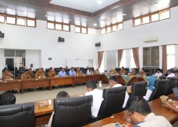 Wali Kota Pematangsiantar menghadiri acara Coffee Morning Evaluasi Penyelenggaraan Mal Pelayanan Publik