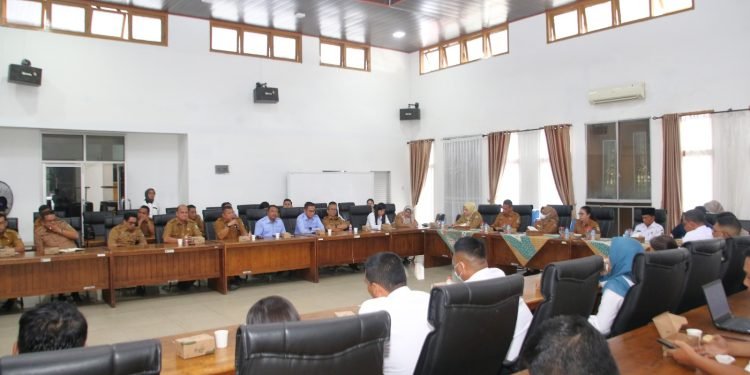 Wali Kota Pematangsiantar menghadiri acara Coffee Morning Evaluasi Penyelenggaraan Mal Pelayanan Publik