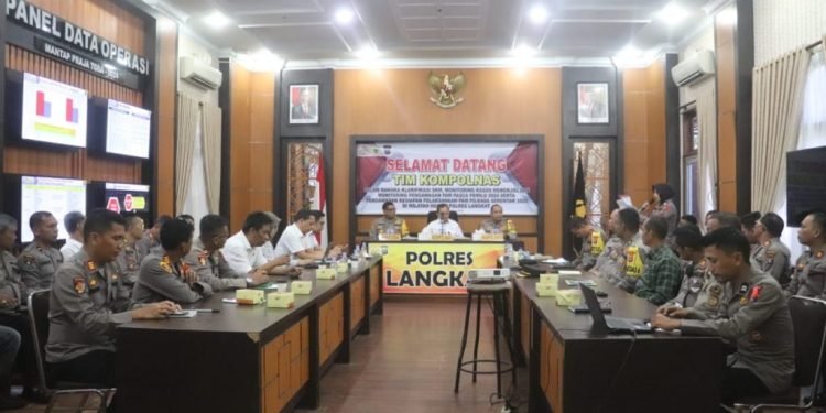 Kompolnas kunjungi Polres Langkat pantau pengamanan Pilkada