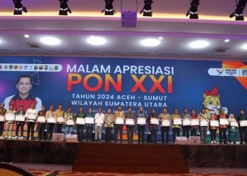 Volunteer PON XXI Aceh-Sumut Pecahkan Rekor MURI, Pj Bupati Langkat Apresiasi Peran Relawan Langkat
