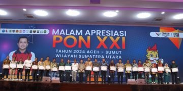 Volunteer PON XXI Aceh-Sumut Pecahkan Rekor MURI, Pj Bupati Langkat Apresiasi Peran Relawan Langkat