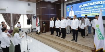 Wali Kota menghadiri acara Pelantikan F-TJSLP Kota Pematangsiantar Masa Bakti 2024-2027