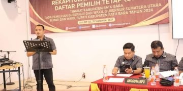KPU Batubara Gelar Rapat Pleno Penetapan DPT