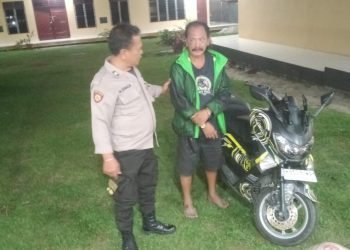 Pensiunan PNS Kota Siantar Tertangkap Curi Sepeda Motor