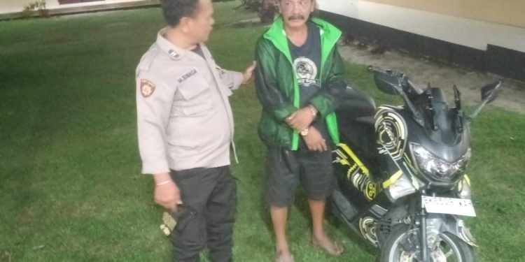 Pensiunan PNS Kota Siantar Tertangkap Curi Sepeda Motor