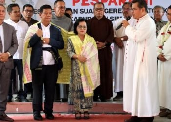 Uskup Agung Medan Beri Pemberkatan Bupati Simalungun Menjalankan Tugas Pemerintahan