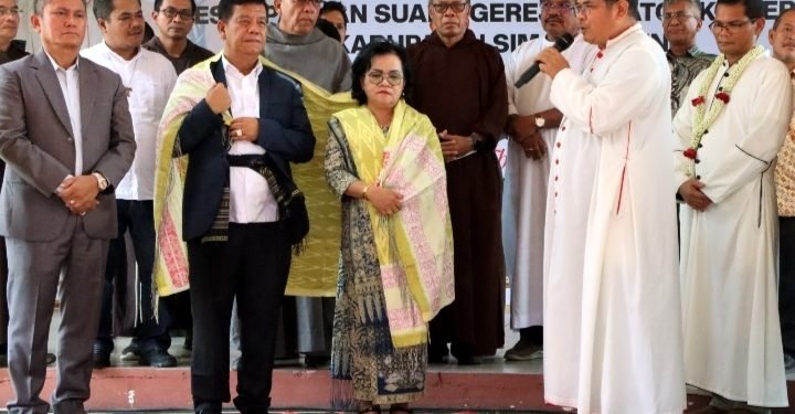 Uskup Agung Medan Beri Pemberkatan Bupati Simalungun Menjalankan Tugas Pemerintahan