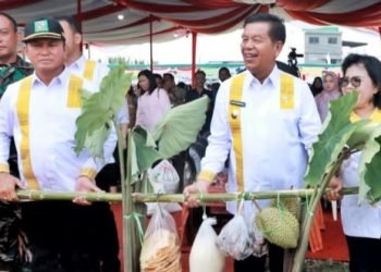 Bupati Simalungun Resmikan Pasar Tani dan Bazar Pangan Petani Tahun 2024