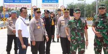 Kapolda Sumut dan Pangdam I/BB Tinjau Kesiapan Pengamanan VVIP untuk Kunjungan Presiden Jokowi ke Pintu Tol Sinaksak