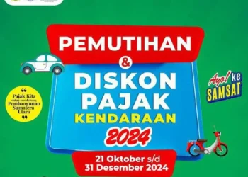 Pemprov Sumut Adakan  Program Pemutihan Pajak Kendaraan Bermotor 2024