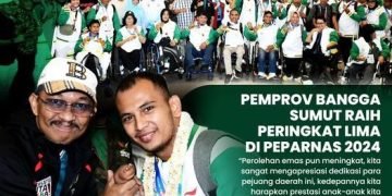 SUMUT Barhasil Meraih Peringkat lima Pada Peparnas) XVII 2024 di Jawa Tengah