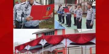 8 Petugas Resmi Naik Pangkat, Kalapas Pimpin Upacara Kenaikan Pangkat PI