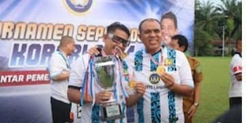 Korpri Langkat Juara 1 di turnamen Penasehat Korpri Medan, Pj. Bupati Langkat: Hasil Kerjasama Tim yang Solid