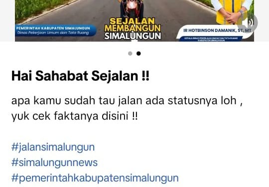 Akun TikTok Dinas PUTR Simalungun Unggah Postingan Radiapoh Sinaga yang Sedang Cuti, Syahfii Ingatkan Bawaslu Harus Bertindak Tegas