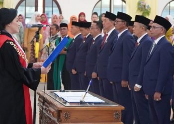 Pj Bupati Langkat tekankan Sinergitas DPRD dan Kepala Daerah pada Pelantikan 50 Anggota DPRD Langkat Periode 2024-2029