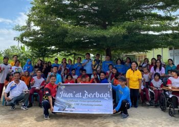 Lapas Kelas IIA Pematangsiantar Berbagi Bantuan Sosial Kepada Anak-Anak di SLB Simalungun