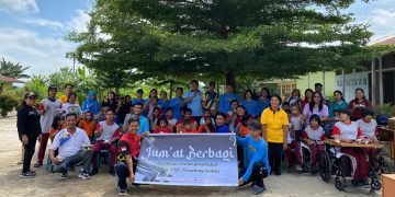 Lapas Kelas IIA Pematangsiantar Berbagi Bantuan Sosial Kepada Anak-Anak di SLB Simalungun