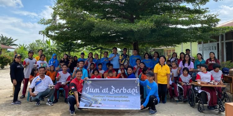 Lapas Kelas IIA Pematangsiantar Berbagi Bantuan Sosial Kepada Anak-Anak di SLB Simalungun