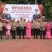 Upacara Sertijab Kabag Ren dan Pelepasan Personel Purnatugas Polres Langkat Berlangsung Khidmat