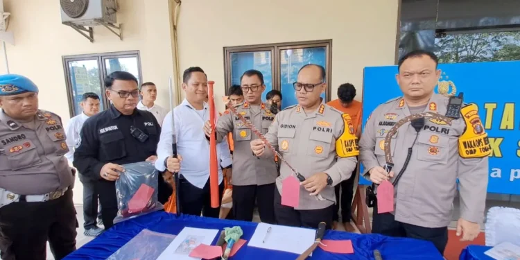 20 Anggota Geng Motor Tersangka Diduga Penyebab tewasnya remaja di Deli Serdang
