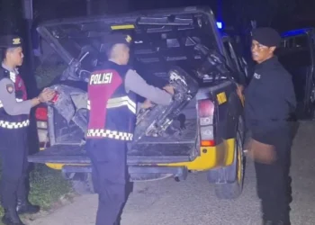 Polres Simalungun Mengamankan 4 Pelajar dan 6 Unit Sepeda Motor Saat Mengadakan Patroli di Jalan  lintas