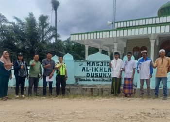 TPL Bantu Pembangunan Fasilitas Sanitasi di Mesjid Al Ikhlas Desa Bosar Nauli