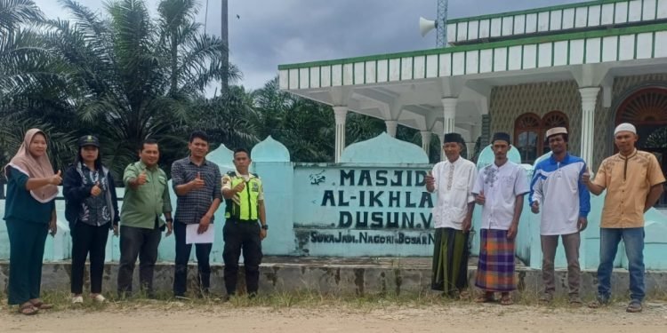 TPL Bantu Pembangunan Fasilitas Sanitasi di Mesjid Al Ikhlas Desa Bosar Nauli