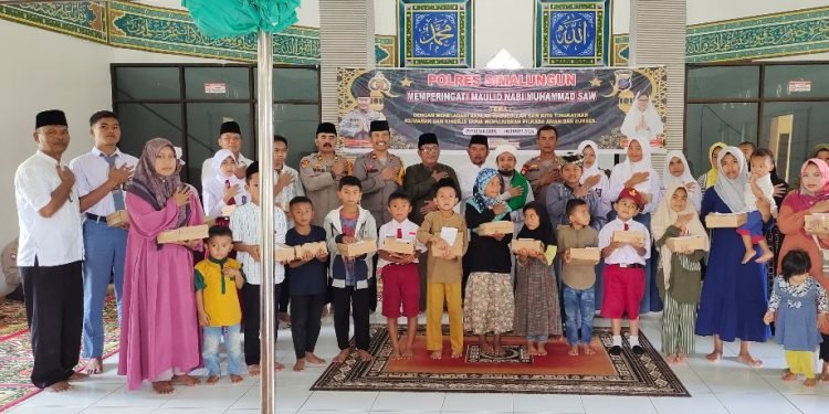 Polres Simalungun Gelar Peringatan Maulid Nabi Muhammad SAW