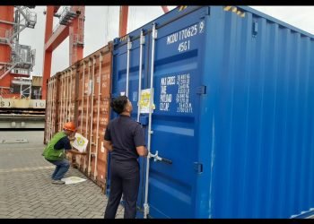 Jelang Aquabike Jet Ski World Championship 2024  logistik Mulai Berdatangan di Pelabuhan Belawan