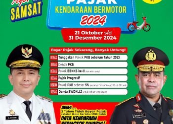 Pjs Drs Matheos Tan MM mendukung kebijakan Pemerintah Provsu melalui Badan Pendapatan Daerah yang memutihkan dan memberikan diskon Pajak Kendaraan Bermotor