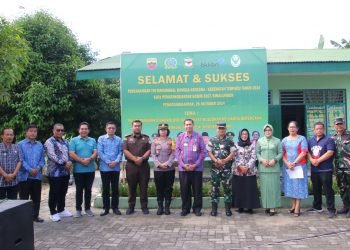 Pjs Wali Kota Pematangsiantar  menghadiri acara Pencanangan TNI Manunggal Bangga Kencana Kesehatan Terpadu (TMKK) Tahun 2024 