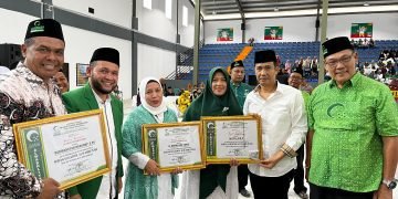 Peringati Haul ke 94, Ribuan Jamaah Al Washliyah Penuhi GOR Siantar