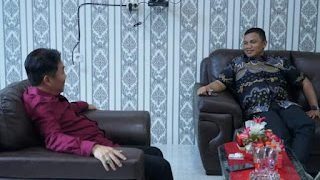 Pjs. Wali Kota Gunungsitoli Temui Ketua DPRD