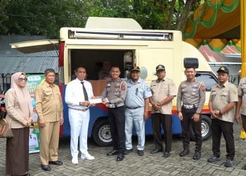 Pj. Bupati Langkat Tinjau Proses Pembayaran Pajak Kendaraan Dinas, ajak masyarakat manfaatkan program Pemutihan