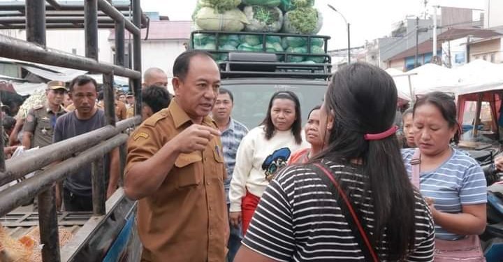 Datangi 2 Pasar, Ini Pesan Kadis Pedagangan Gunungsitoli