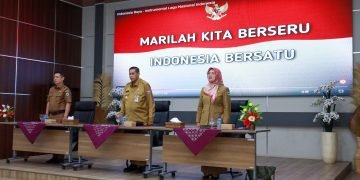 Pjs Wali Kota Pematangsiantar Drs Matheos Tan MM Menghadiri Acara Sosialisasi Aplikasi Simponi