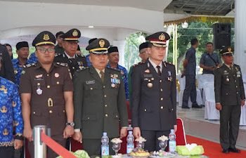 Waka Polres Langkat menghadiri Upacara Memperingati Hari Pahlawan Tahun 2024