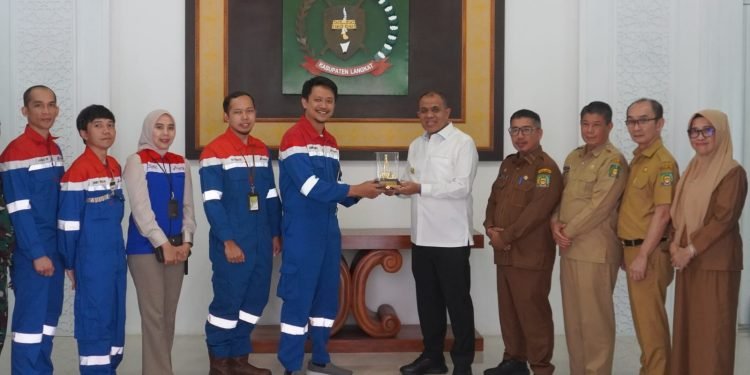 Pj Bupati Langkat Faisal Hasrimy Sambut Silaturahmi PT Pertamina EP Pangkalan Susu: Dorong Kebangkitan Minyak