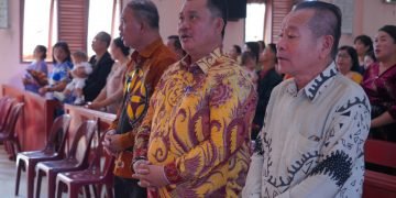 Wali Kota Gunungsitoli Mengikuti Ibadah di BNKP Jemaat Madala