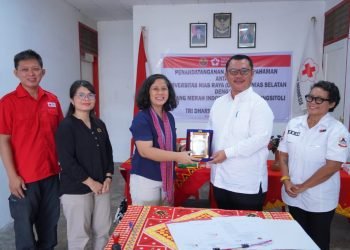 PMI Kota Gunungsitoli dan UNIRAYA Nias Selatan Tanda Tangani Nota Kesepahaman