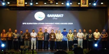 Pj Bupati Langkat Faisal Hasrimy Raih Penghargaan “Sahabat Pers Award 2024”