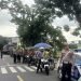 Polres Langkat Gelar Patroli Skala Besar Bersama TNI, Satpol PP dan Dishub